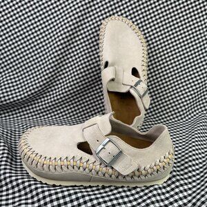 Birkenstock X Kith London Braided Birch Cream White Clog Mule EU 42 / Men's 9